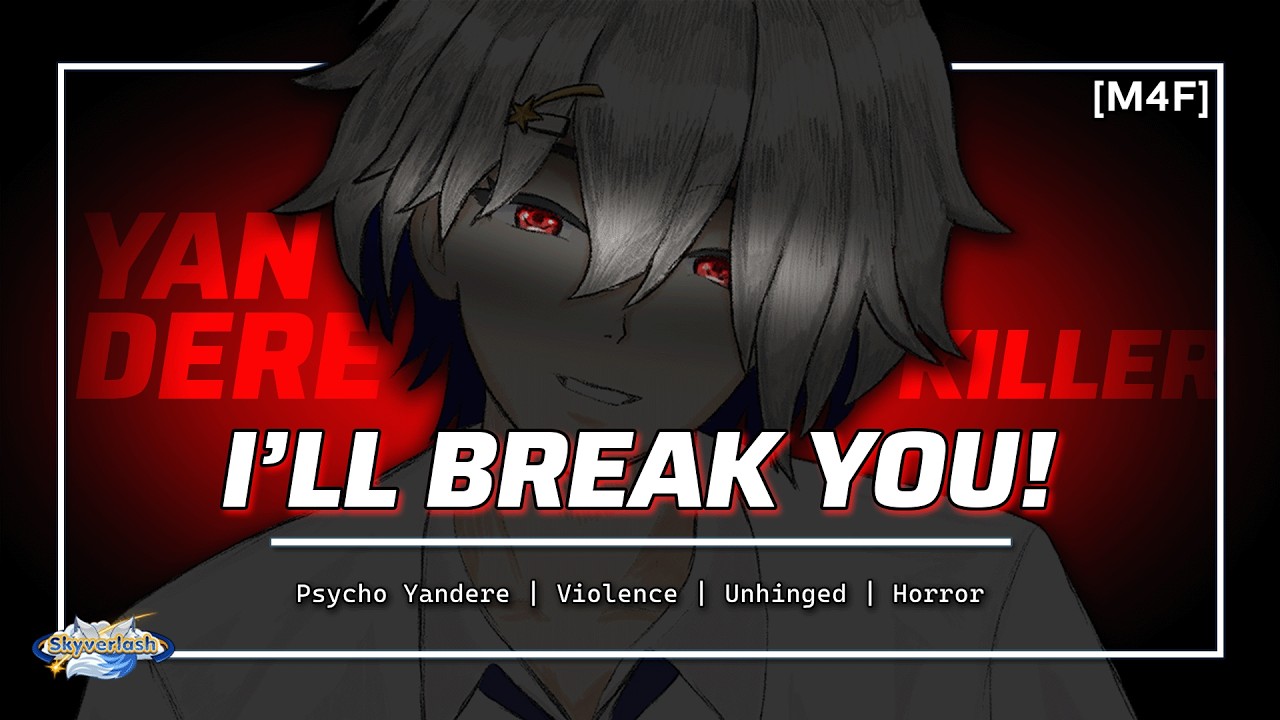 Yandere Serial Killer Breaks Into Your House And BREAKS YOU | ASMR Roleplay