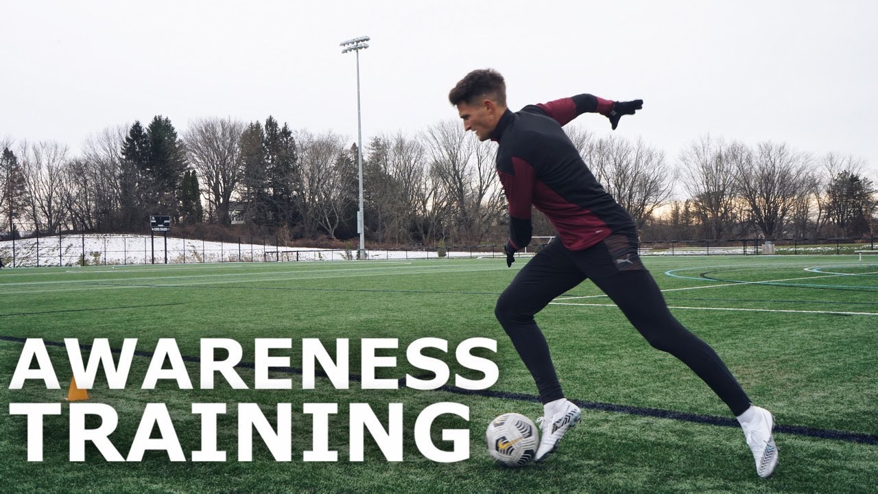Awareness, First Touch and Decision Making Training For Footballers | Full Training Session