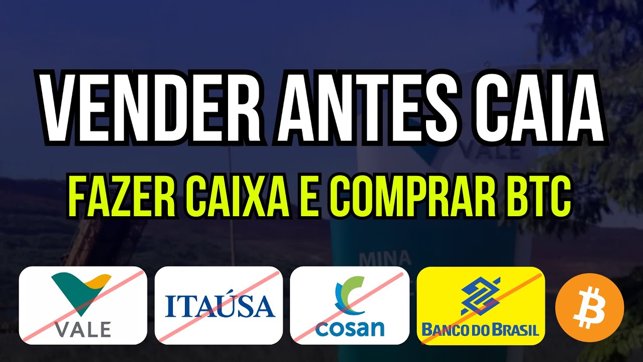 Vender Ações Antes que Caia... Renda Fixa Pagando bem e Bitcoin na baixa