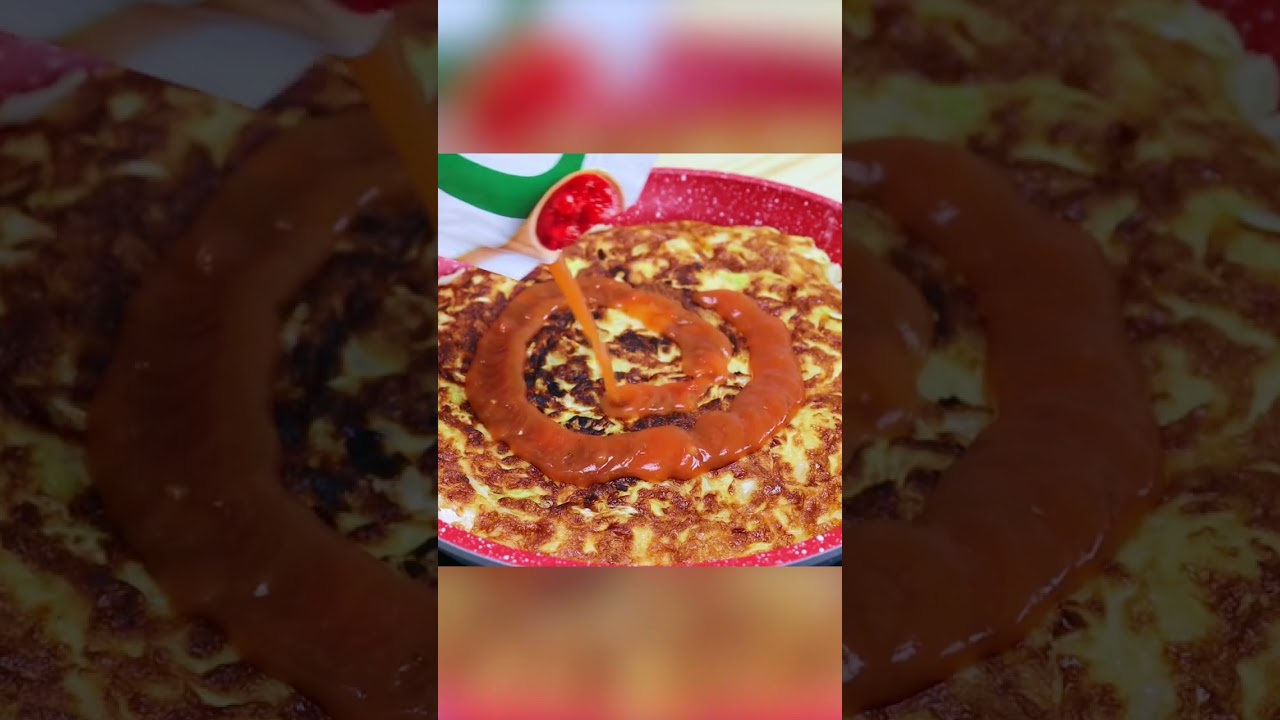 Pizza de repolho f&aacute;cil e saud&aacute;vel! #shortvideo #shortsvideo #sobremesa