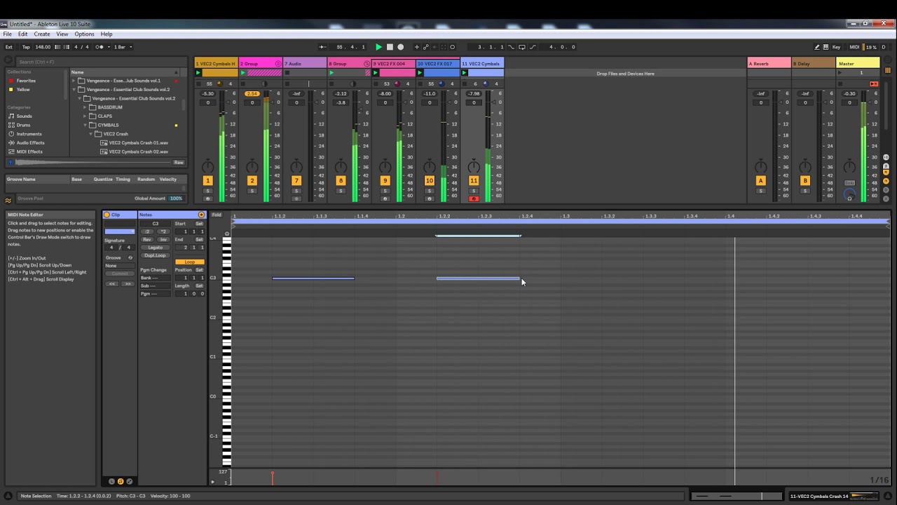 148BPM Industrial Raw Ableton Techno