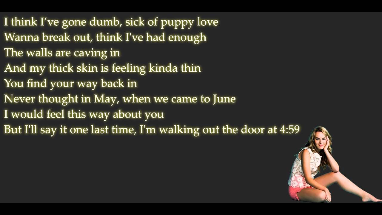 5:15 - Bridgit Mendler - Lyric Video