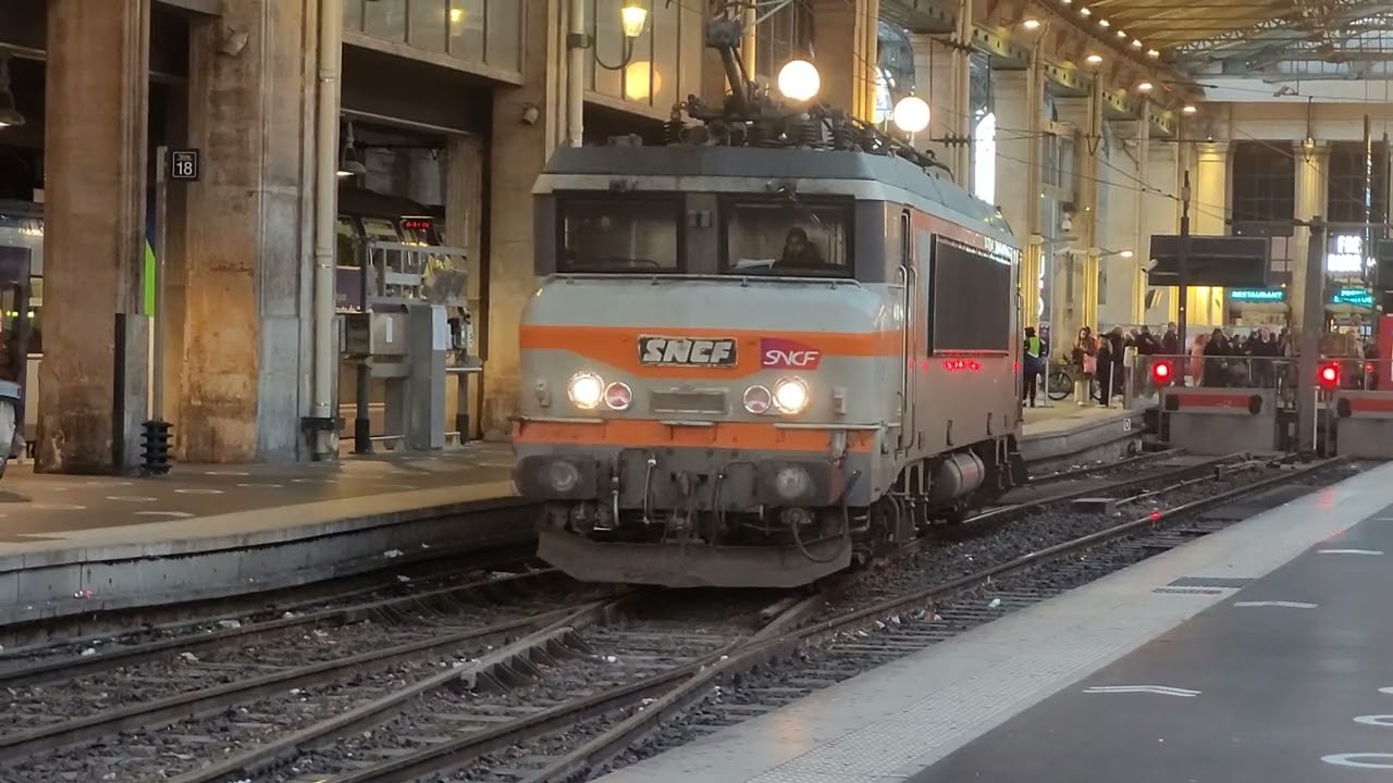 [4K] Utilisation de manière très rare des aiguilles manuelles à Gare du Nord
