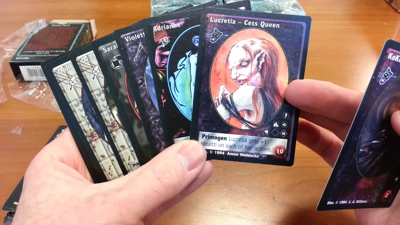 Jyhad Starter Deck Display Unboxing
