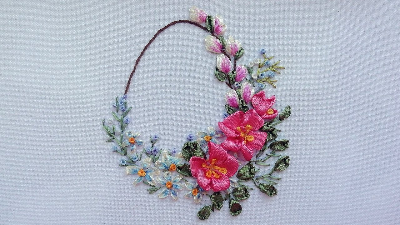 Silk Ribbon embroidery | Вышивка лентами| Bordado con cintas