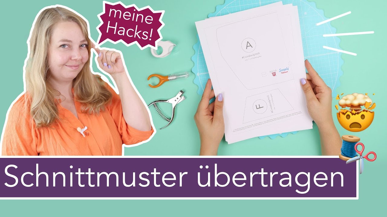 5 Arten Schnittmuster & meine Hacks zum Übertragen | Nastjas Nähtipps
