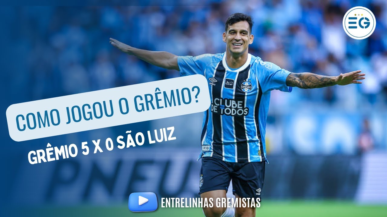 GRÊMIO 5 X 0 SÃO LUIZ | ANÁLISE TÁTICA