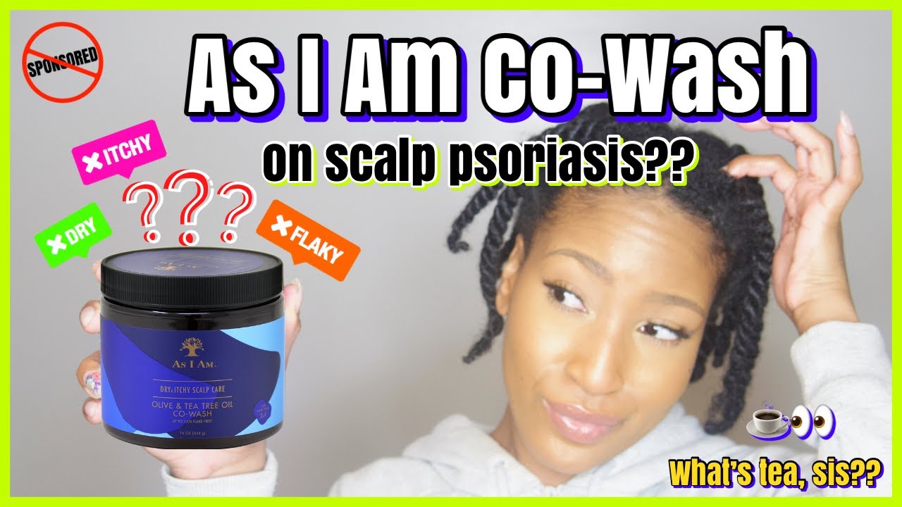 AS I AM Dry, Itchy Scalp Care Dandruff CO-WASH REVIEW | Is It Good for Scalp Psoriasis??