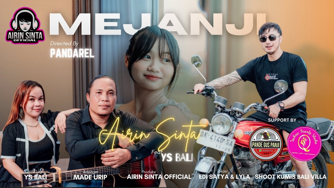 MEJANJI || Airin Sinta feat Ys Bali { Official Music Video }  lagu Bali terbaru 2025