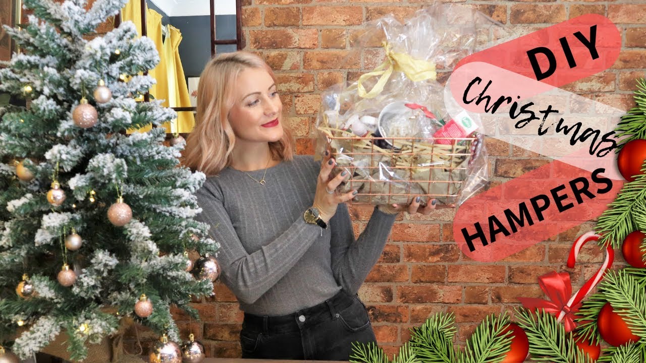 3 DIY Christmas Hamper Ideas | Home Bargains Holiday Gift Baskets (Dollar Tree)