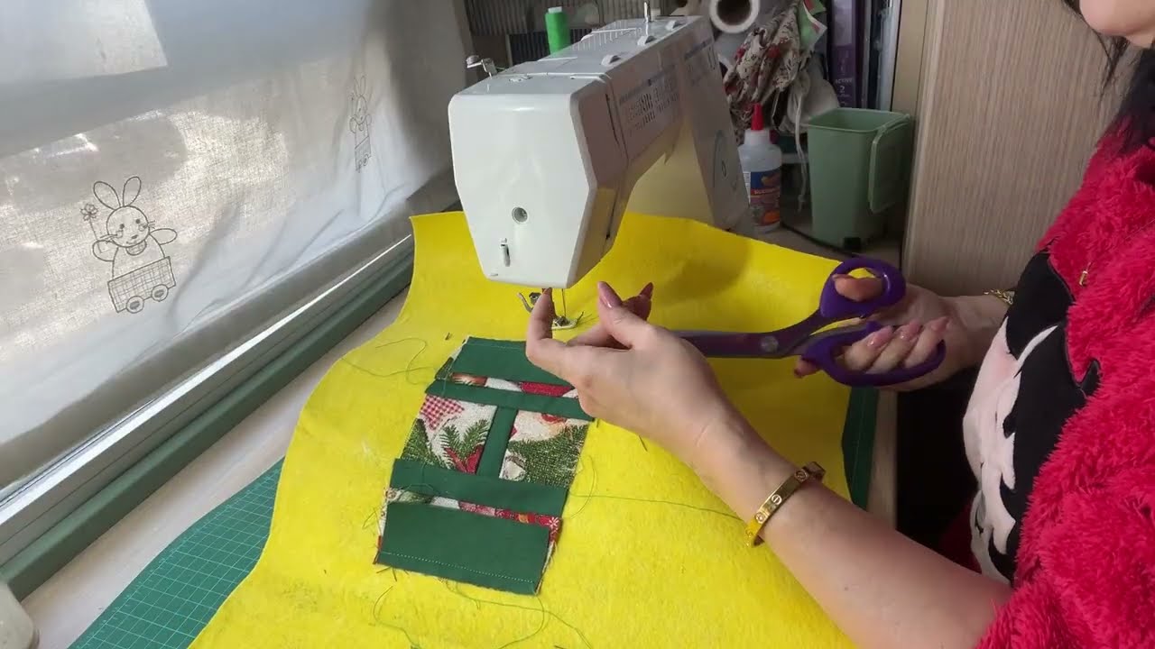 Cose conmigo ♻️ aprovechamos restos de tela para reutilizar#costura creativa 