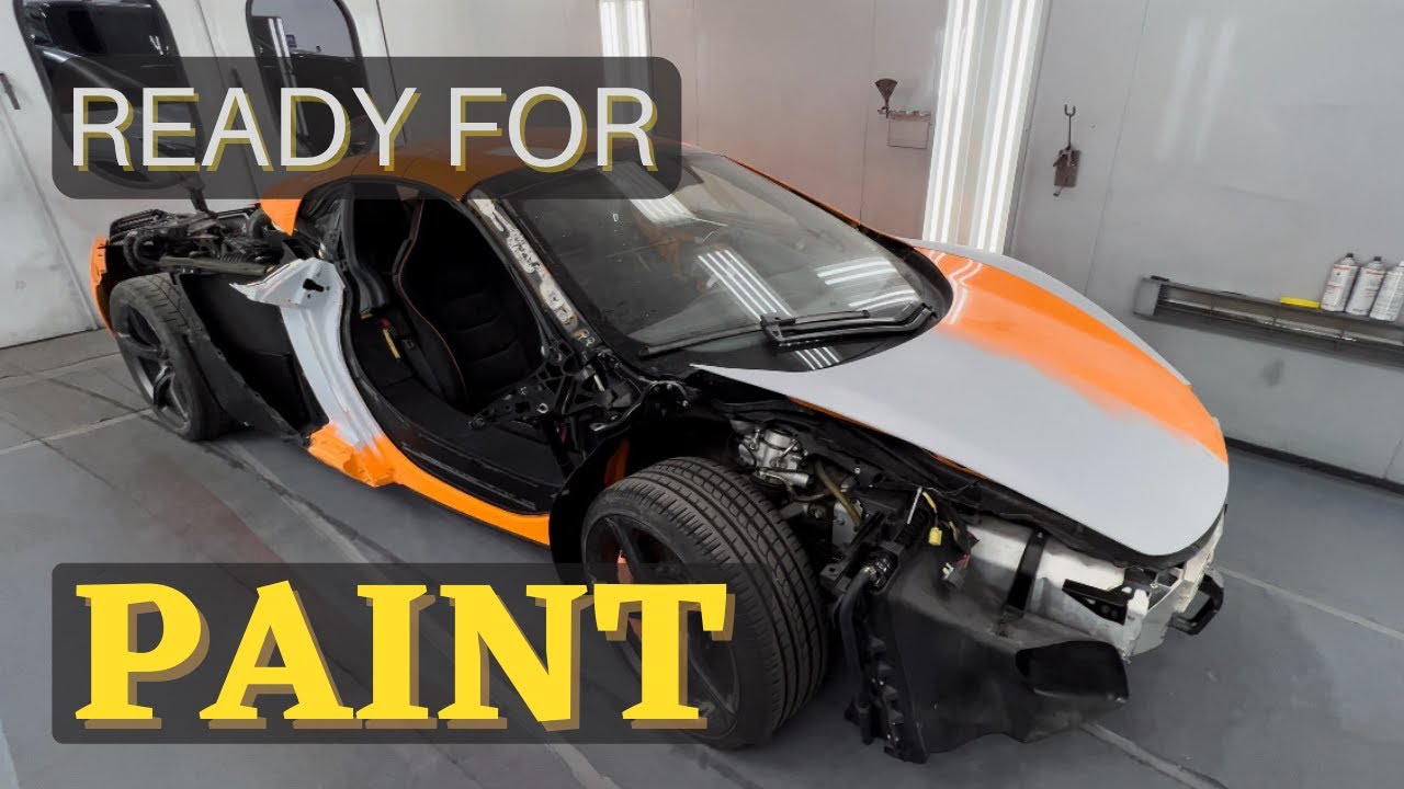 Complete Paint Job on a McLaren 650s - Crashed and Abandoned (Part I)