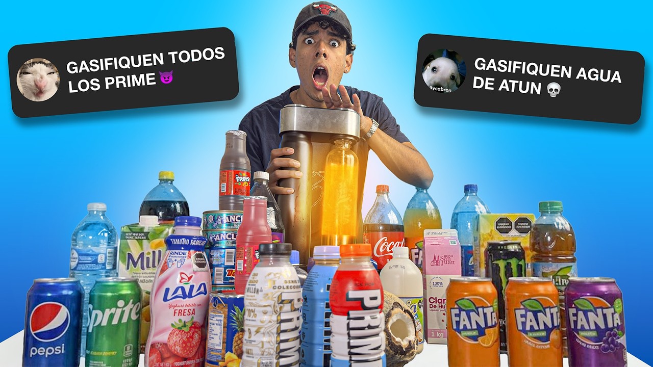 GASIFICAMOS TODAS LAS BEBIDAS DE NUESTROS SUSCRIPTORES 🥤😎