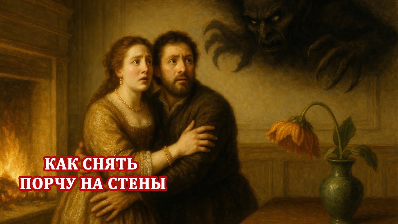Как снять порчу на стены