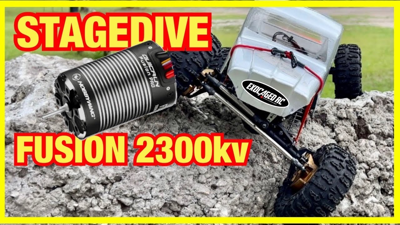 Punks Custom 3D Stage Dive with the Hobbywing Fusion Pro 2300kv