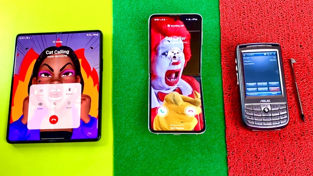 Z FOLD 3 vs ASUS P525 Who Faster Calls Incoming call & outgoing calls (Samsung Z flip 3 5G)