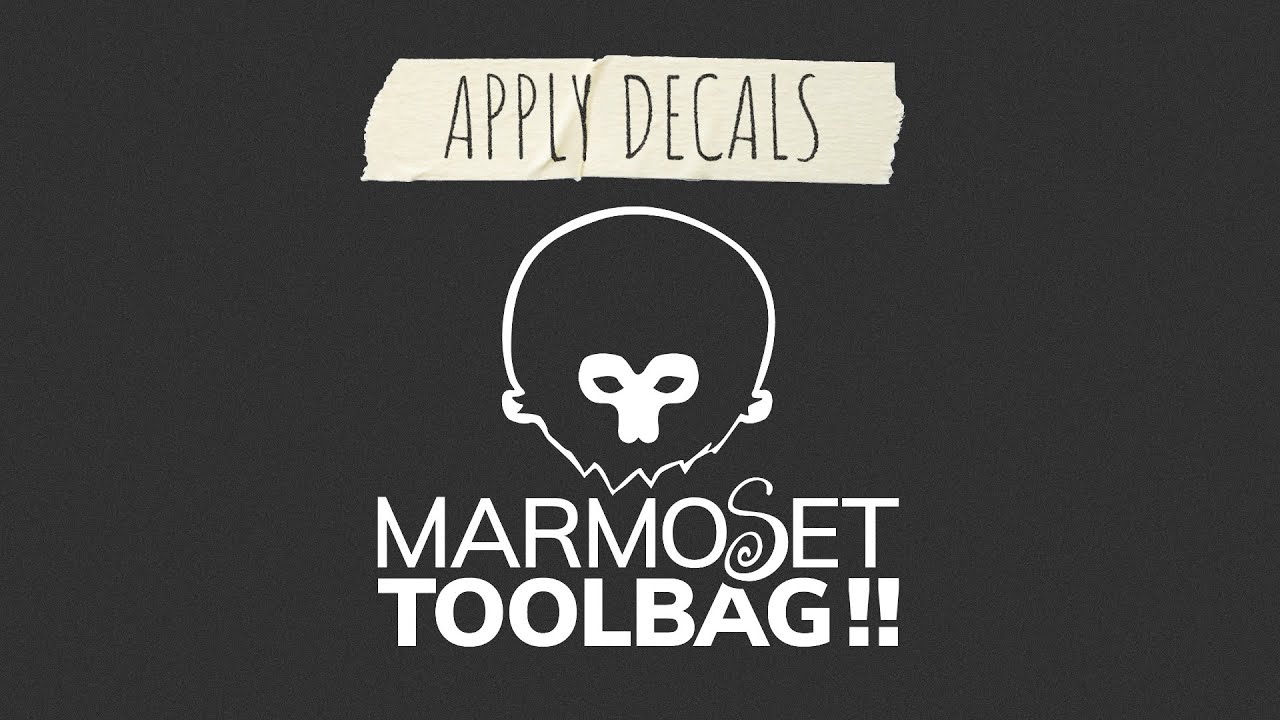 Applying Decals in Marmoset Toolbag