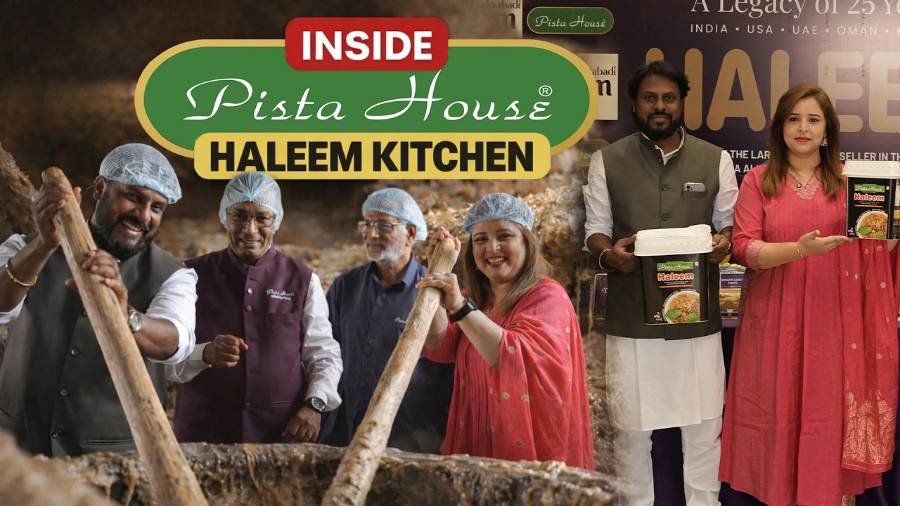 Inside Pista House Kitchen | How Hyderabadi Haleem Is Made | Voices Unfiltered | Anisha & Ali