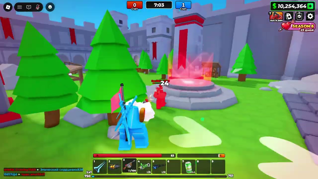 Flag wars i'm testing out tommy gun