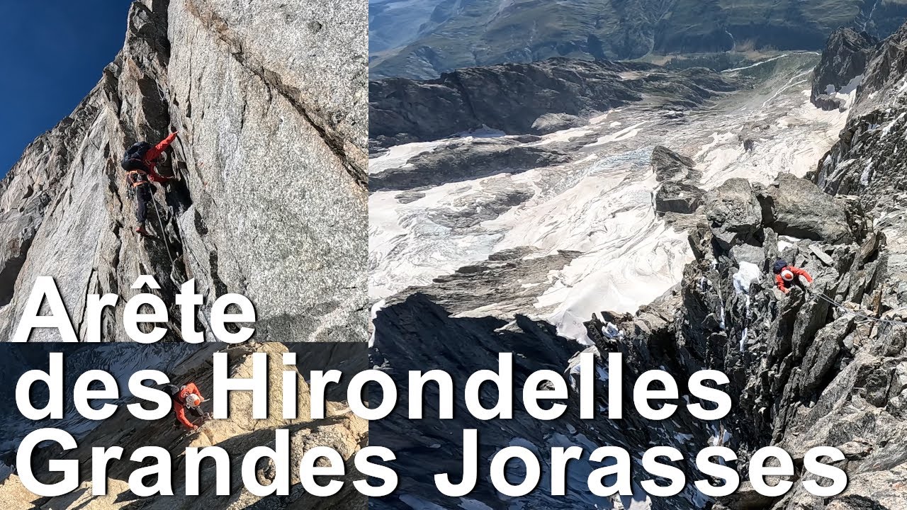Arête des Hirondelles Pointe Walker Face Est des Grandes Jorasses Mont-Blanc montagne alpinisme