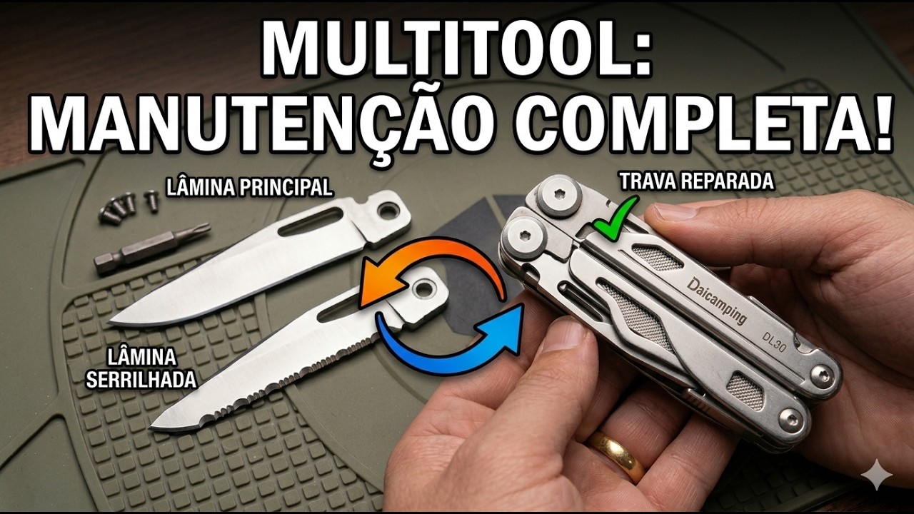 Consertei a Trava da Lâmina Deste Multitool (Não Foi Como Eu Esperava)