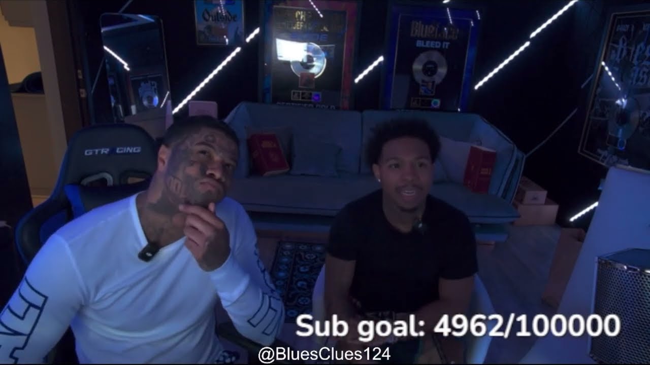 Deshae Frost FINALLY Pulls Up on Blueface 😳👀 Two-Man Stream Gets INTERESTING