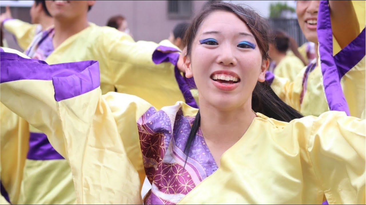 【安濃津よさこい】福井大学よっしゃこい 2025年度演舞『義ノ華』2025/10/11　裁判所前会場（審査）2パレード目