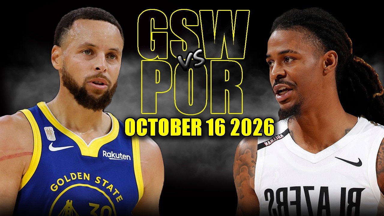 Golden State Warriors vs Portland Trail Blazers Full Game Highlights - October 16, 2026