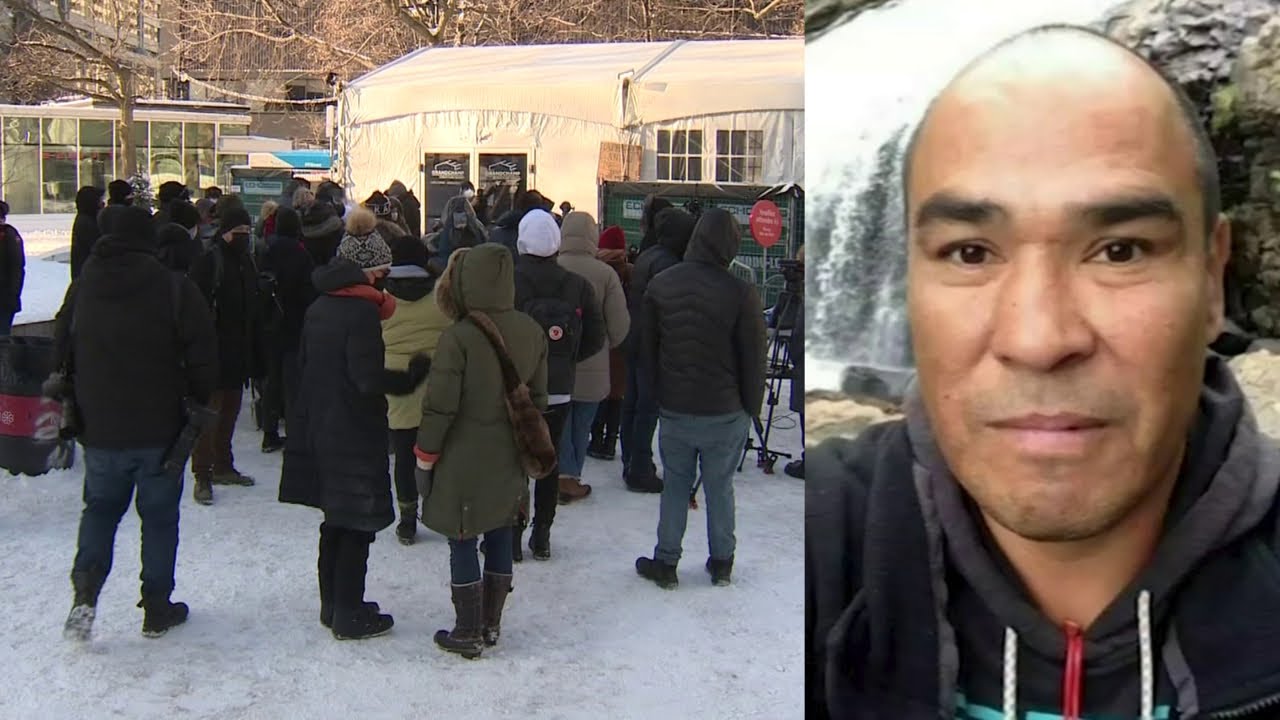 Montrealers pay tribute to homeless man who froze to death last year