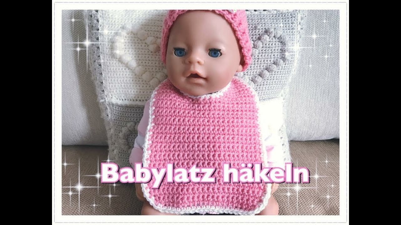Babylatz häkeln / Latz häkeln / Lätzchen häkeln für Anfänger