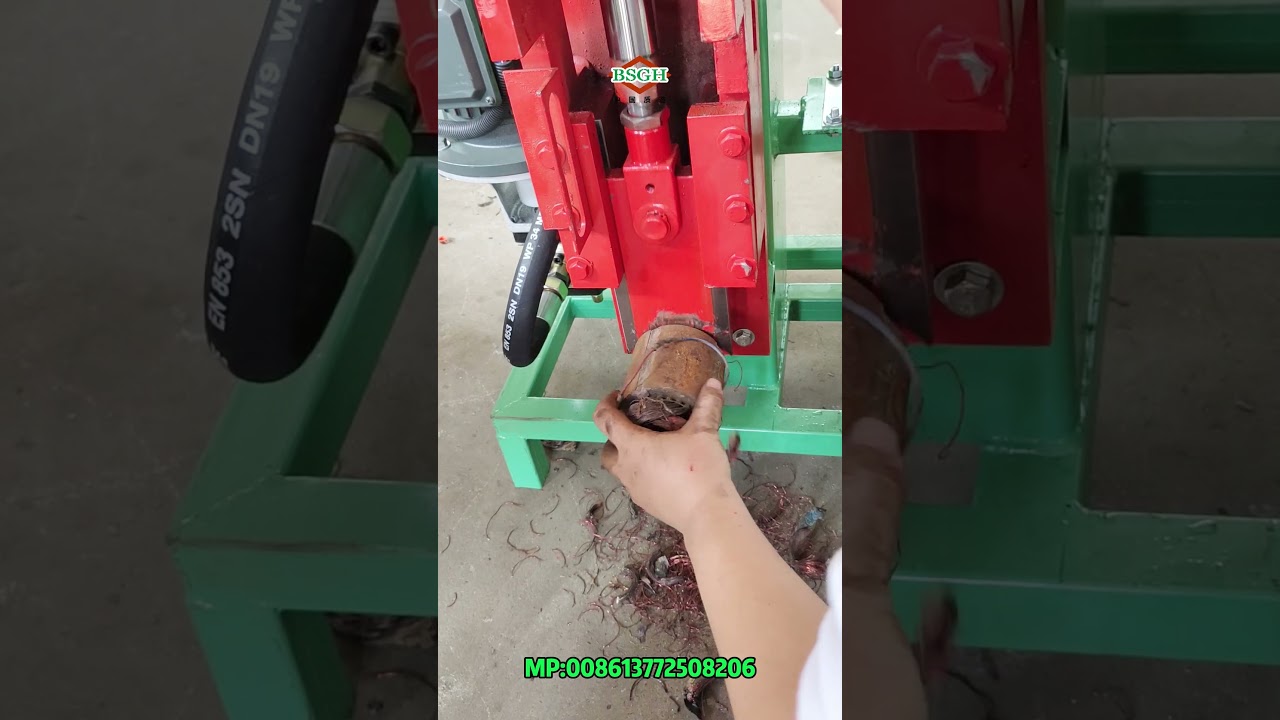 Lowest Price Small Electric Motor Recyclers | New Launched Motor Stator Recycling Machine