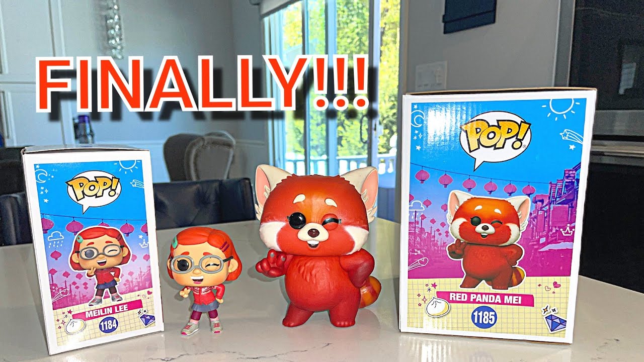 Finally! ❤️ Turning Red Toy Hunt Success! Red Panda & Mei Funko Pop Unboxing!!