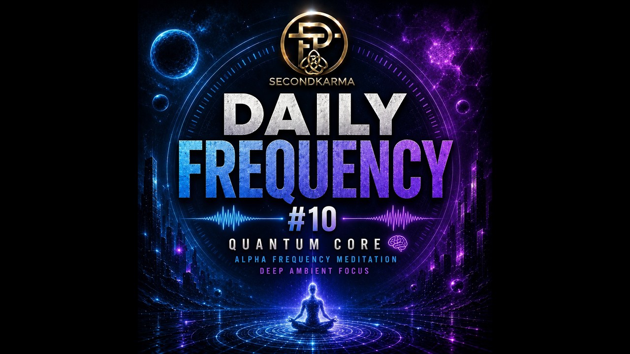 Daily Frequency #10 | Quantum Core – Alpha Frequency Meditation | Deep Ambient Focus