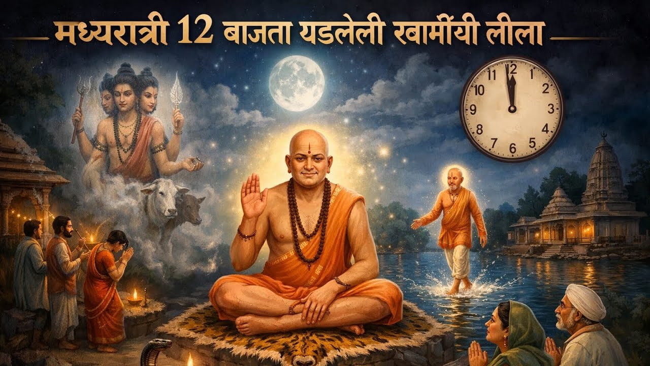 🌺“मध्यरात्री १२ वाजता घडलेली स्वामींची लीला”🌄🌺🙏🏻