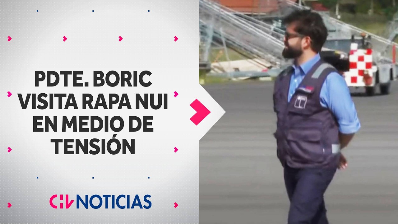 Pdte. Boric visita Rapa Nui en medio de tensión y protestas en su contra: “Una falta de respeto”
