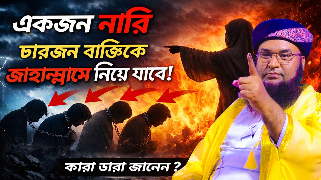 ১ জন নারী ৪ব্যাক্তিকে জাহান্নামে নিয়ে যাবে কারা তারা জানেন মাওঃ আবুল কাশেম সরকার দিনাজপুরী Tafsir