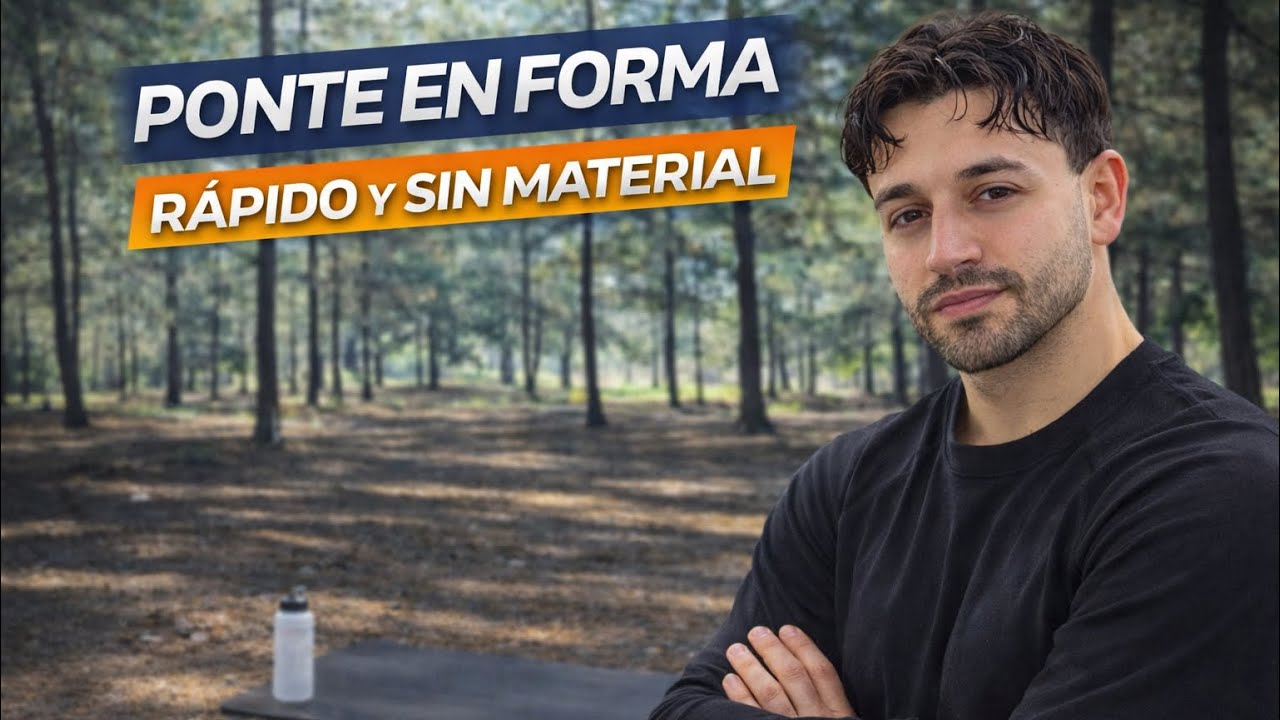 Rutina para ponerte en forma sin material y desde casa 🏠 15 MINUTOS | Quema grasa 🔥y tonifica 💪🏼