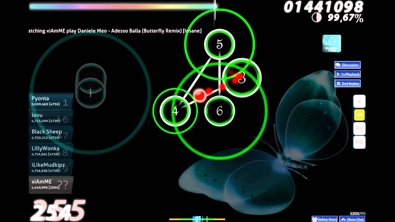 [osu!] Daniele Meo - Adesso Balla (Butterfly Remix)[Insane]+DT by xiAmME