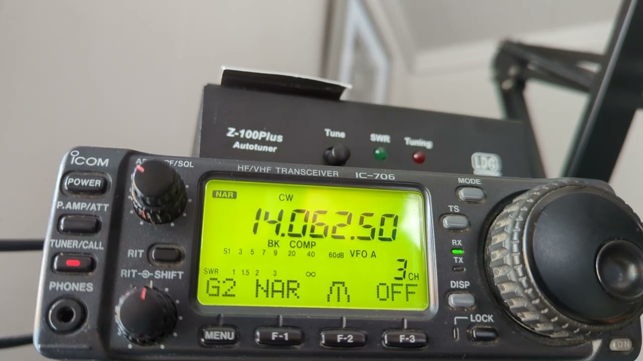CW QSO with W6LOR on 20 Meters