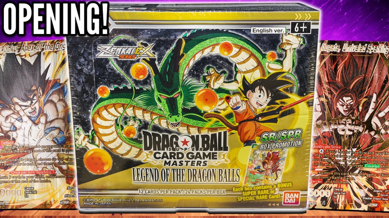Открытие официального набора Dragon Ball Super Set 8! (Legends Of The Dragon Balls)