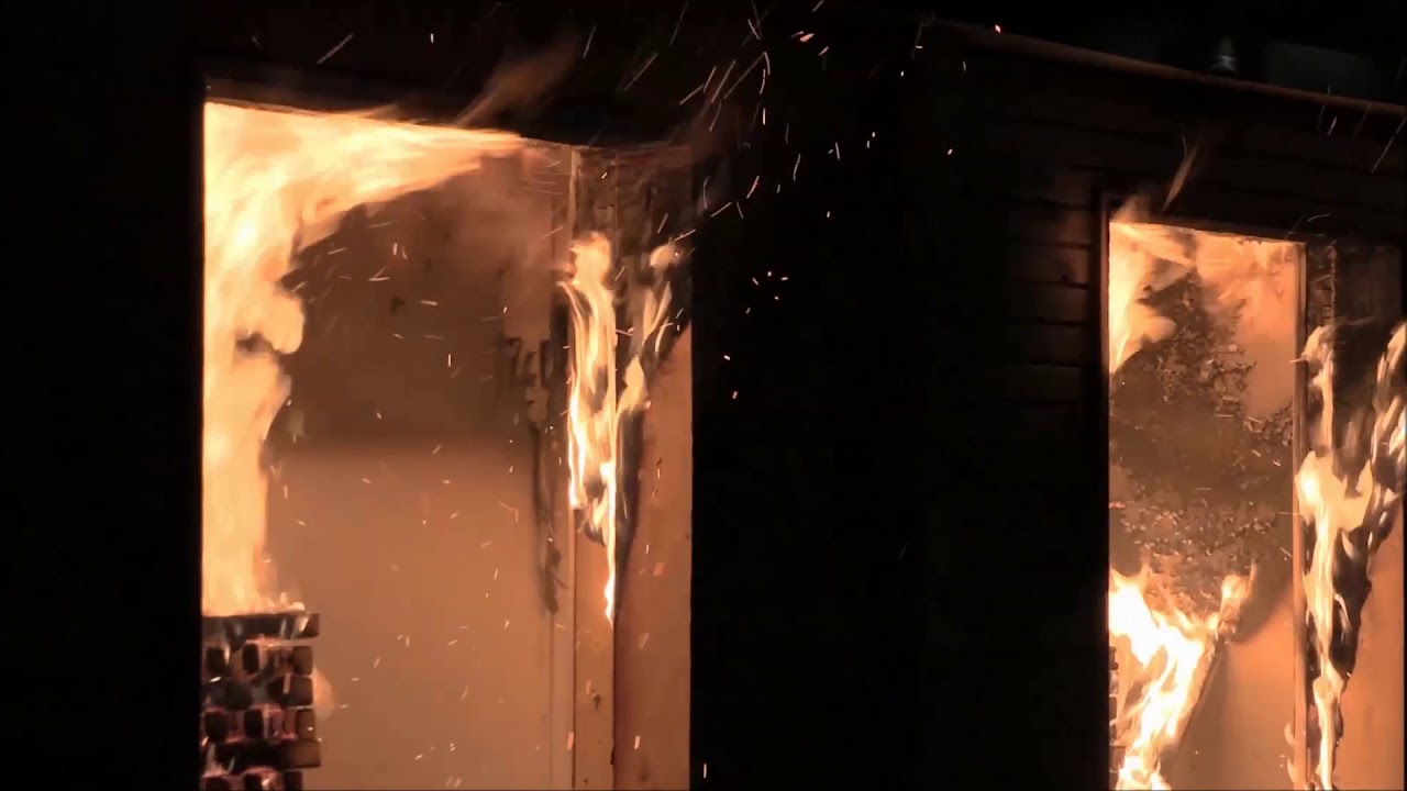 Comportement du feu sur une construction bois