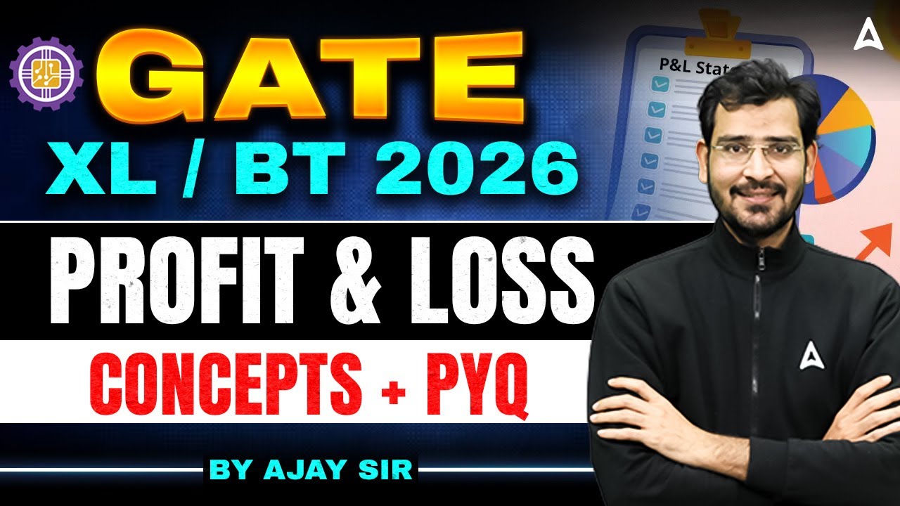 GATE XL 2026 | GATE XL General Aptitude Profit And Loss PYQ | By Ajay Sir