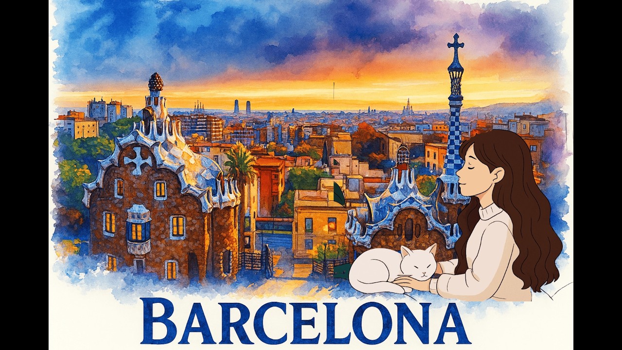 Travel to Barcelona -lofi music