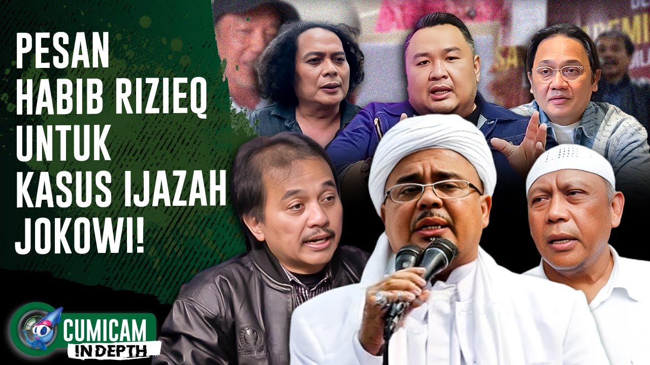 Pesan Habib Rizieq Shihab Untuk Eggi Sudjana Hingga Roy Suryo CS Soal Polemik Ijazah Jokowi| INDEPTH