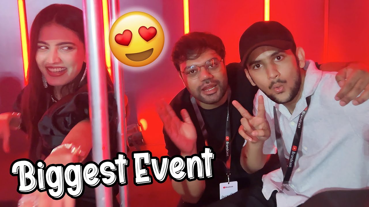 YouTube Ka Sab Se Bara Event Attend Kar Liya 😍 ft. Sistrology & Maaz Safder 🥳