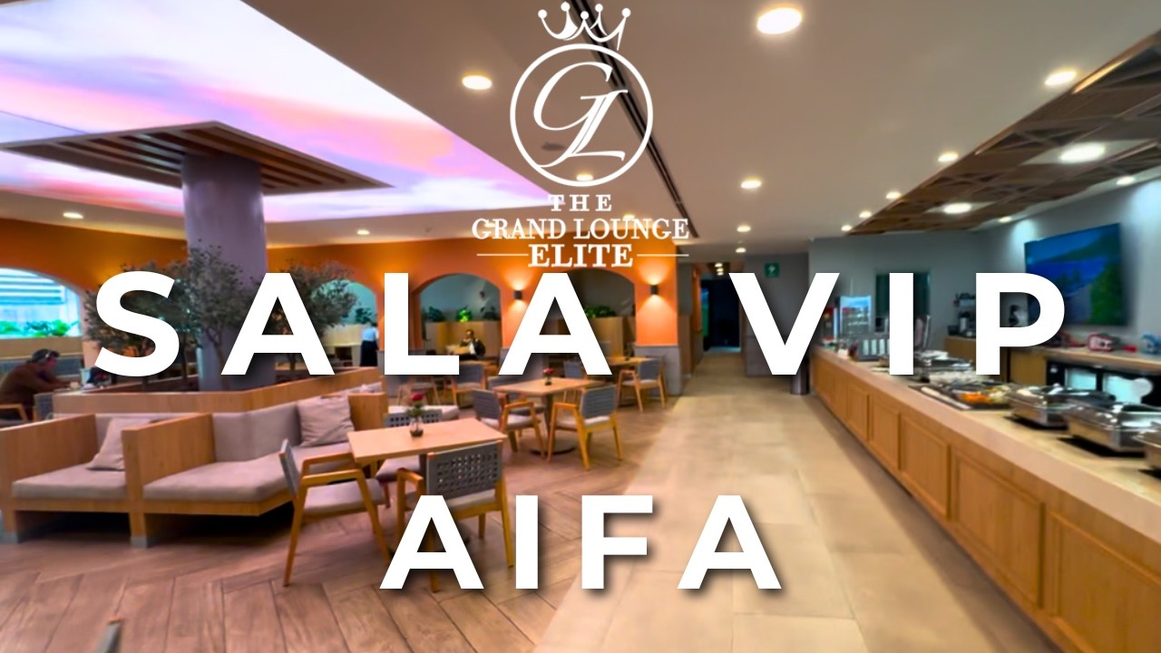 SALA VIP en el AIFA | The Grand Lounge Elite | Aeropuerto Internacional Felipe Ángeles| VIP Lounge