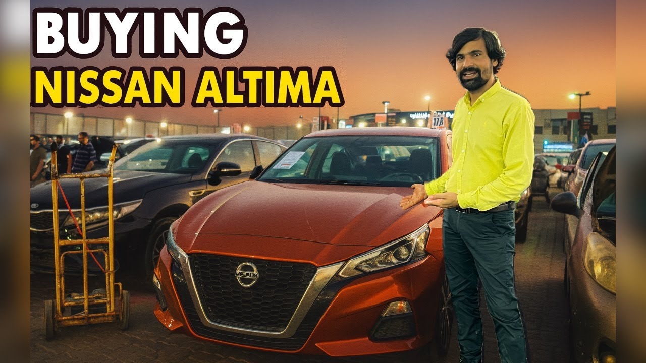Sharjah Auction 😱 Buying Nissan Altima Cheap Deal! 🔥 | Budget Car Lovers Must Watch! ❤️