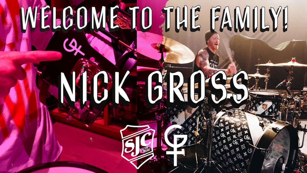Welcome To The SJC Family! Nick Gross of girlfriends & Goldfinger unboxes his new custom drums