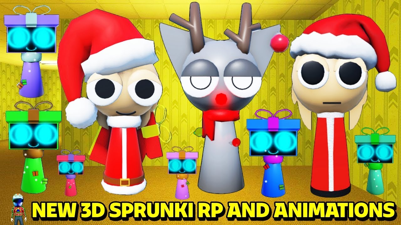 [🎄CHRISTMAS🎄 ] How to get NEW 2 Badges & Gamepass in 3D Sprunki RP And Animations - Roblox