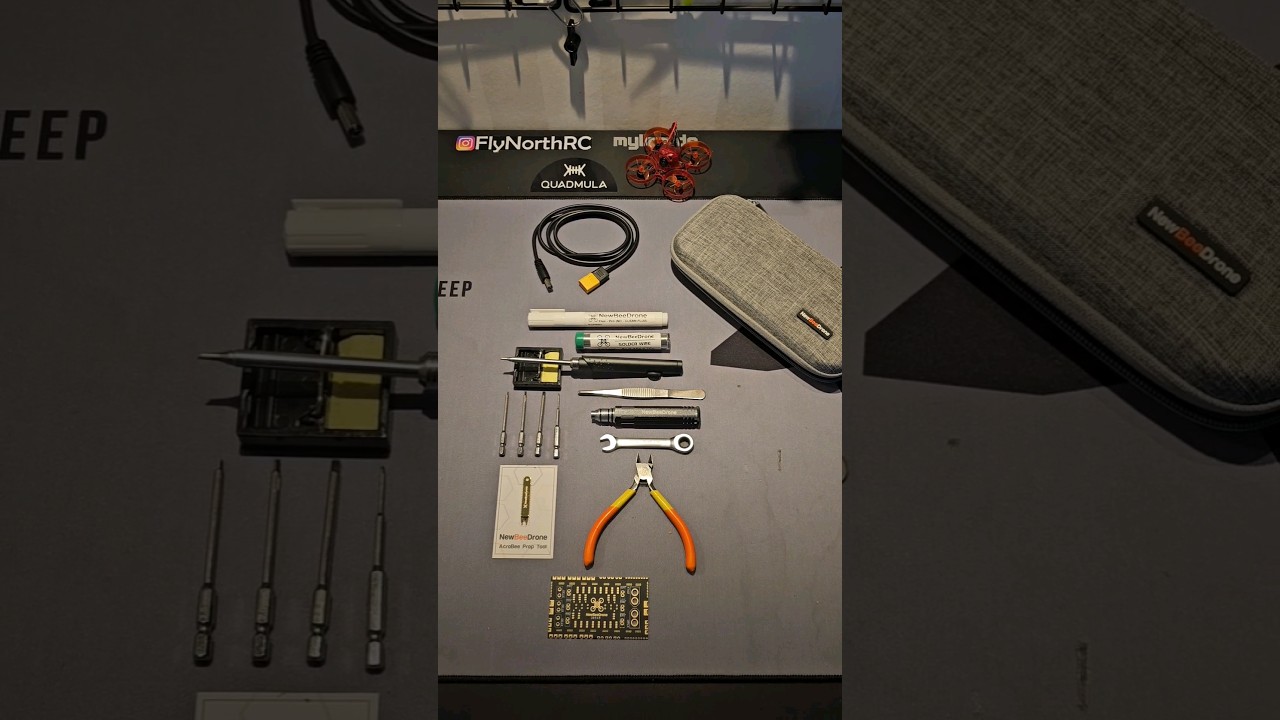 @NewBeeDrones Tool kit 🔧 All you need in your backpack 👌🏻 #drone #fpv #newbeedrone